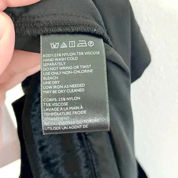 Urban Outfitters BDG Black Velvet Pleated Wide Leg Trousers Pant Size 6, NWT - Picture 11 of 11